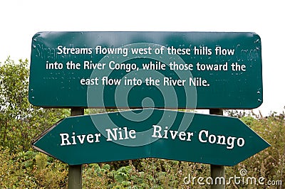 Rwanda Congo Nile divide basin