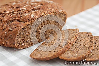 Rye bread with seeds