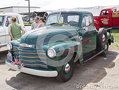 1950 s Chevy Pickup Truck Side View