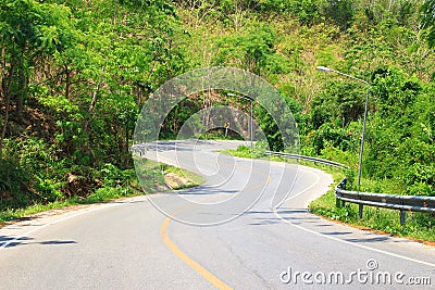 S-curve road