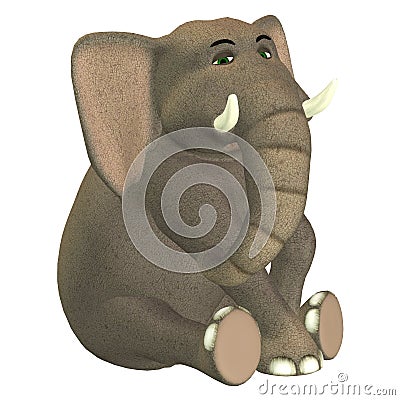 Sad Elephant Royalty Free Stock Image - Image: 24998026