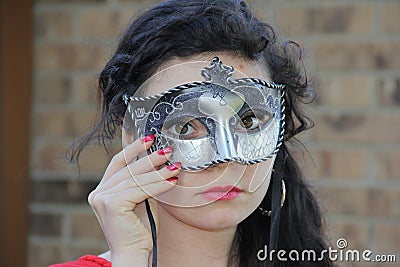 Sad Teen Masquerade Mask