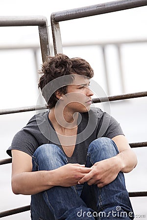 Sad Teenager Stock Photos - Image: 14325053