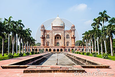 Safdarjung s Tomb is a garden tomb in a marble mausoleum in Delhi, India