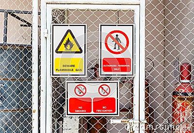 Safety signs broad