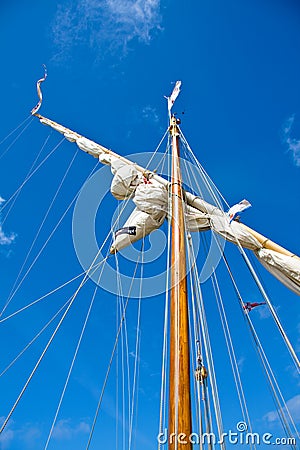 Sailboat Mast Royalty Free Stock Images - Image: 10750069