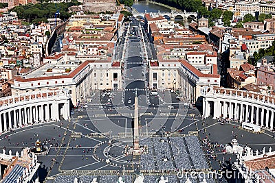 Saint Peter s square at the Vatican