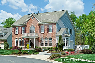 Sale Brick Single Family House Home Suburban USA