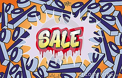 Sale Graffiti Stock Images - Image: 23218244