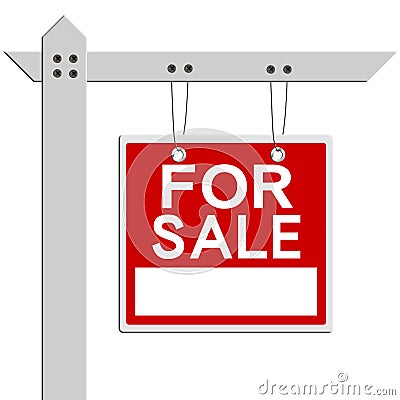 For sale real estate sign