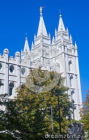 The Salt Lake City Mormons Temple