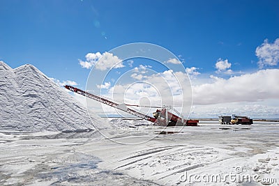 Salt mining equipment