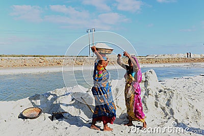 Salt Worker in India