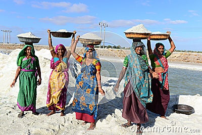 Salt Worker in India