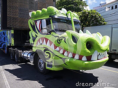 Salvador Carnival Trio Electrico Music Truck