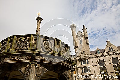 Salvation Army Citadel and Mercat Cross, Aberdeen