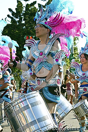 Samba carnival dancer