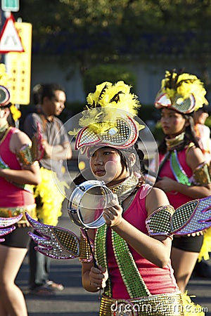 Samba carnival dancer