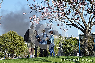 San Francisco Apartment Buidling Fire In The Mission