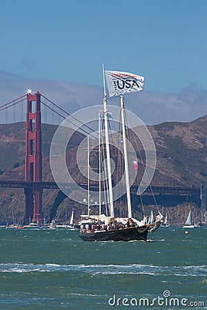 San Francisco during the final of the America s Cup 2012