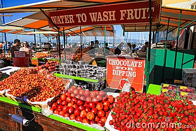 San Francisco Pier 39 Farmer s Market Fruit Stand
