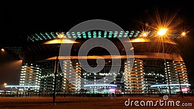 San Siro football stadium in Milan, Italy