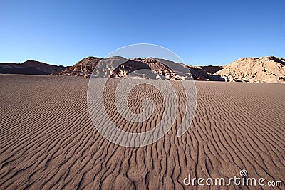 Sand Ripple and Shadow Patterns