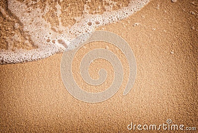 Sand with wave