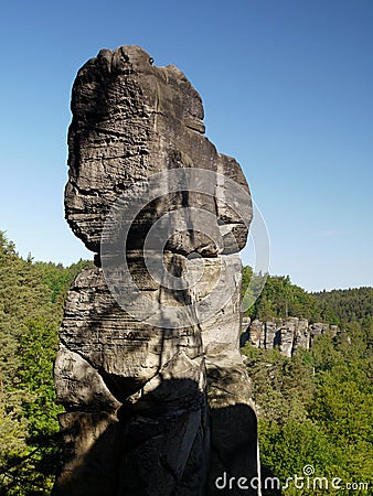 Sandstone rock tower