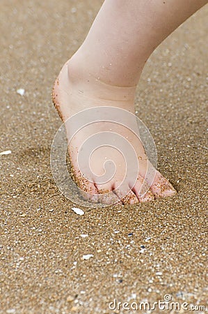 Sandy foot