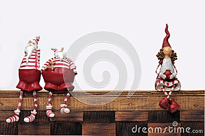 Santa Claus and puppet