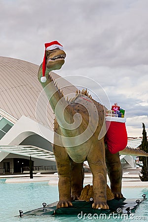 Santa Dinosaur