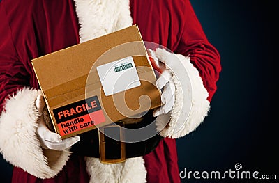 Santa: Getting Ready to Ship Package