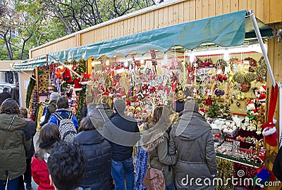 Santa Llucia Christmas Fair, Barcelona