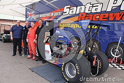 Santapod race course England