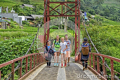 桥梁北sapa越南图片