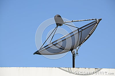 The satellite dish of cable tv