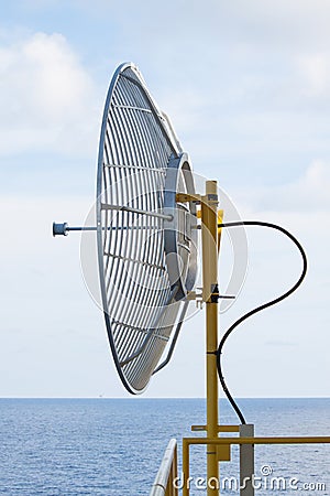 Satellite dish for communication in offshore,A radio telescope is a form of directional radio antenna used in radio astronomy.