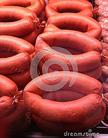 Sausages at the Market