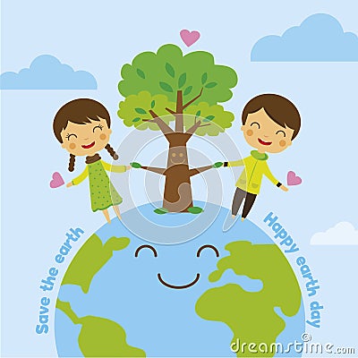 Save The Earth, Save World Stock Vector - Image: 54344302