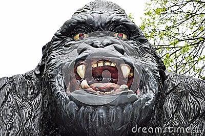 Gorilla scary model of