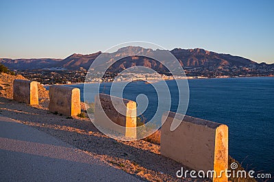 Scenic Mediterranean road