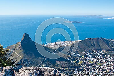 Scenic View in Cape Town, Table Mountain, South Africa