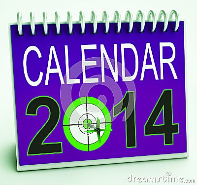 2014 Schedule Calendar Means Future Business Targets