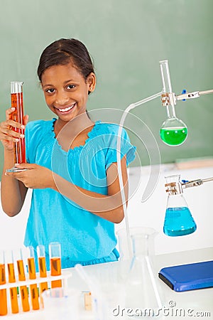 School pupil science