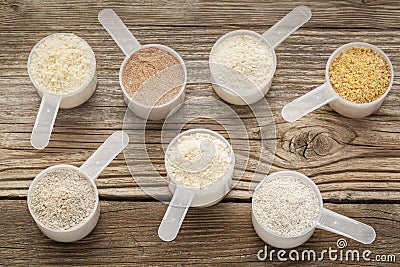 Scoop s of gluten free flour