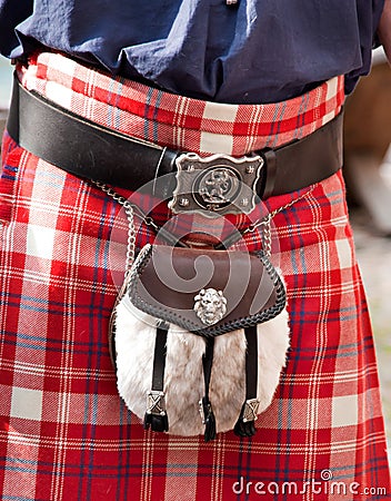 Scottish Kilt with shepherd purse