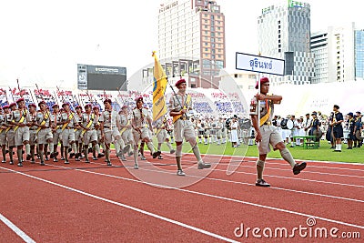 Parade of Scouts National Foundation Day.