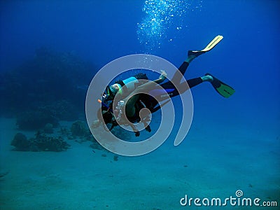 Scuba Diving in the Deep Blue