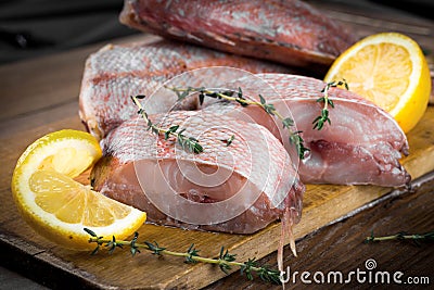 Sea bass with lemon